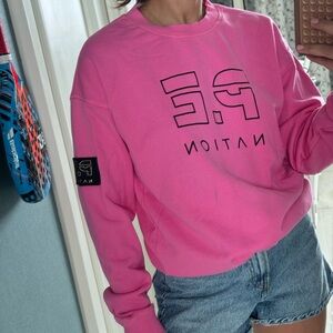 PE NATION HOT PINK SWEATER - used once. Perfect conditions. size XS